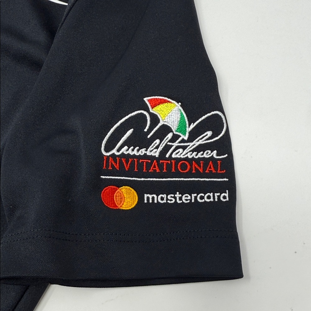 Nike Kid’s Golf Black Polo Embroidered Patch “Arnold Palmer Invitational” Size S - Picture 2 of 7